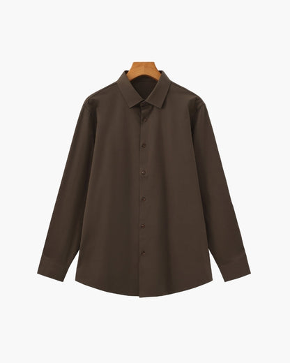 Custom-Fit Stretch-Cotton Shirt