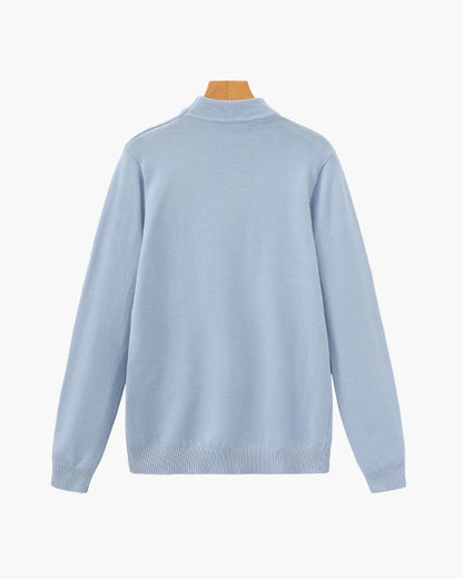 Cozy Ribbed Mock-Neck Sweater - Essential Wardrobe Staple