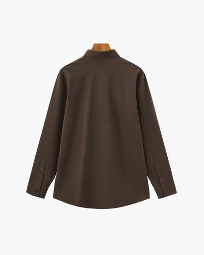 Custom-Fit Stretch-Cotton Shirt