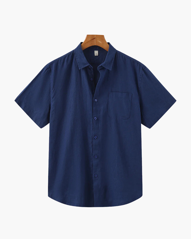 Cape Town Linen Shirt - Short Sleeve, Lightweight & Breathable