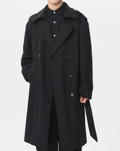 Timeless Double-Breasted Trench Coat for Effortless Classic Style