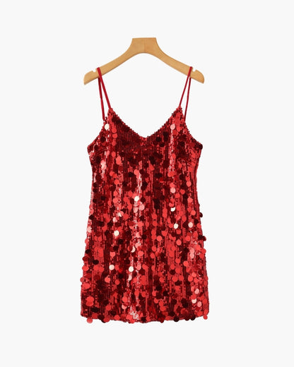 Shimmering Sequin Party Mini Dress