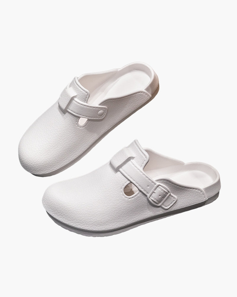 All-Day Comfort Buckle Clogs