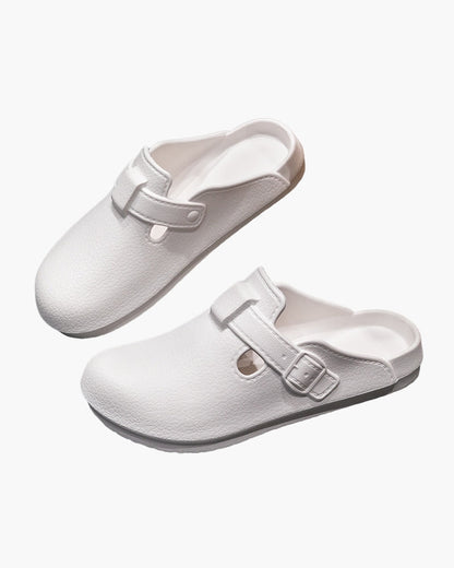 All-Day Comfort Buckle Clogs