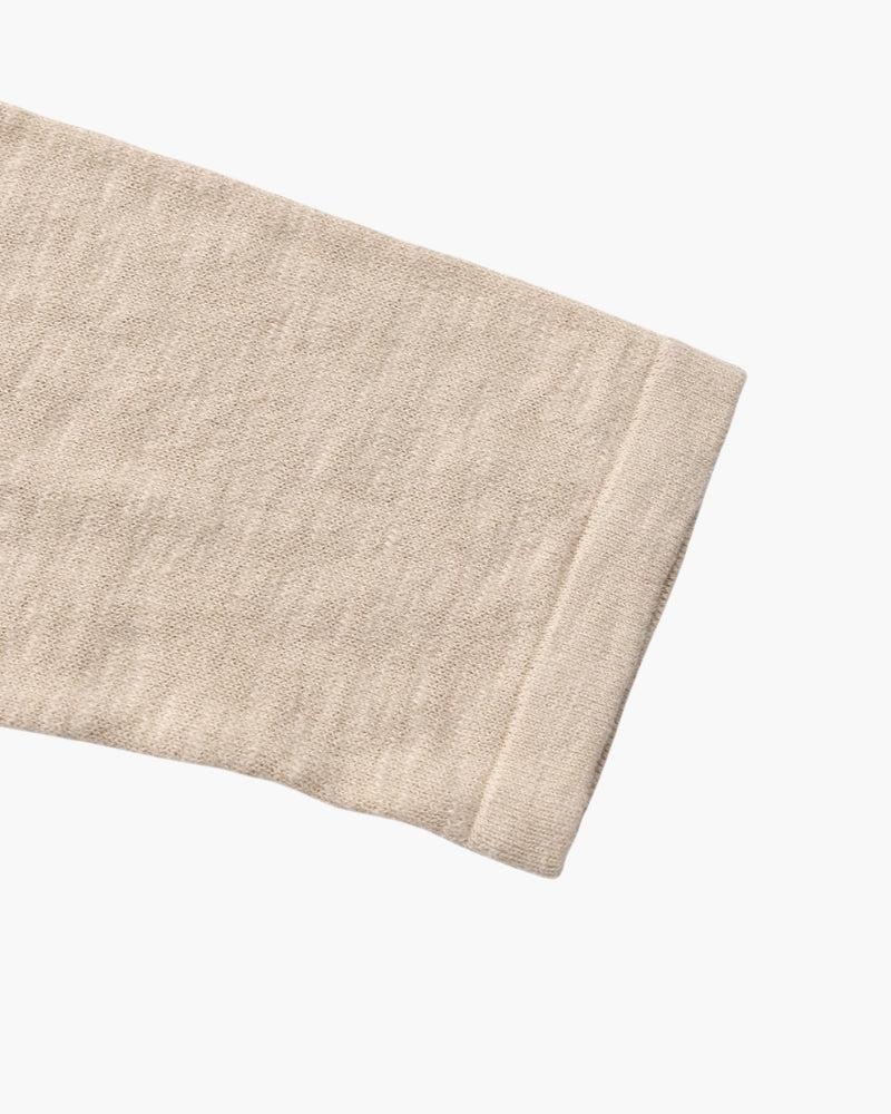 Linen-Cotton Blend Essential Crewneck