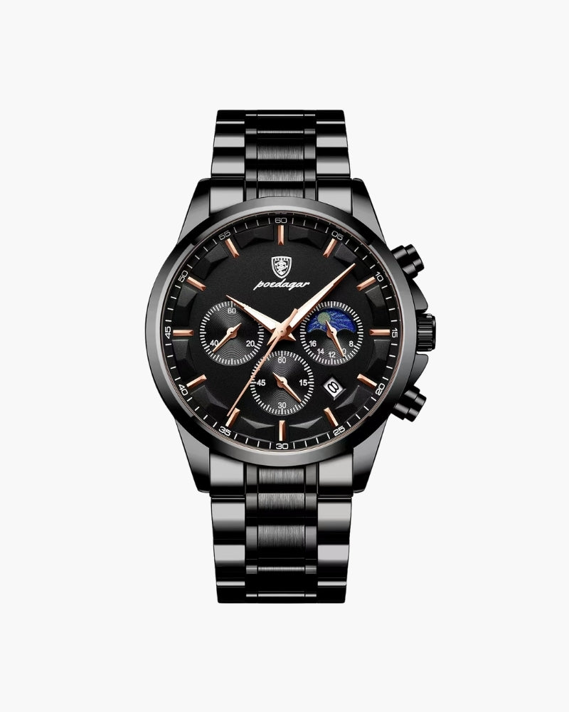 Premium Precision Chronograph Stainless Steel Watch