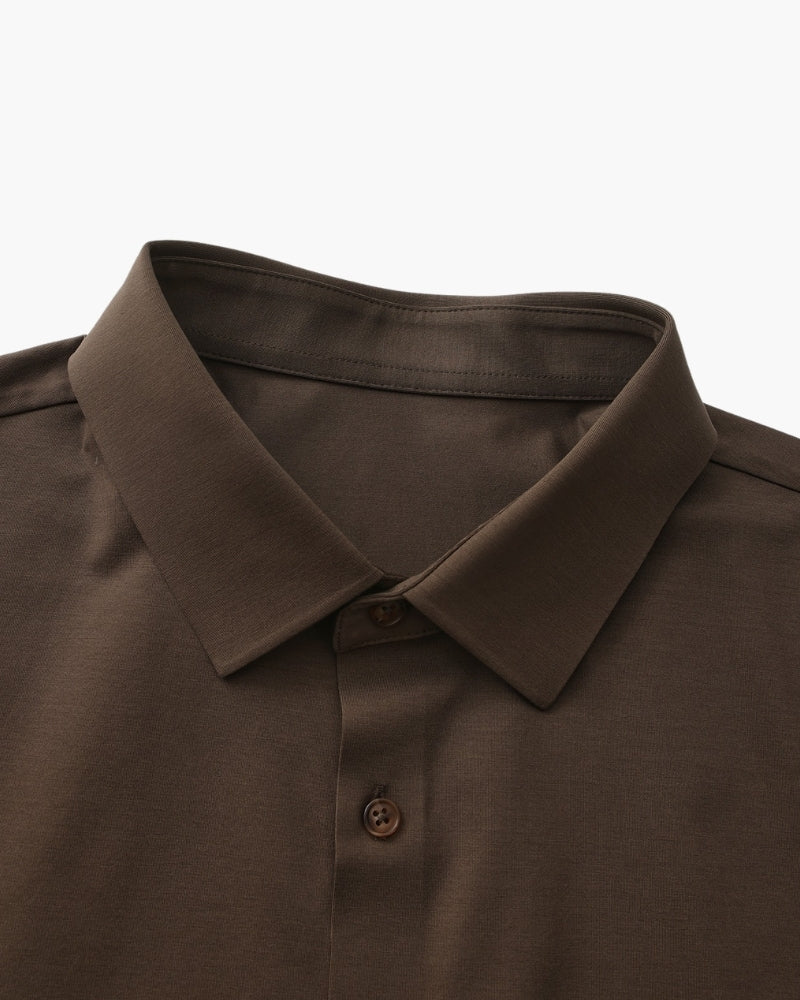 Custom-Fit Stretch-Cotton Shirt