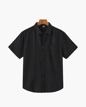Cape Town Linen Shirt - Short Sleeve, Lightweight & Breathable