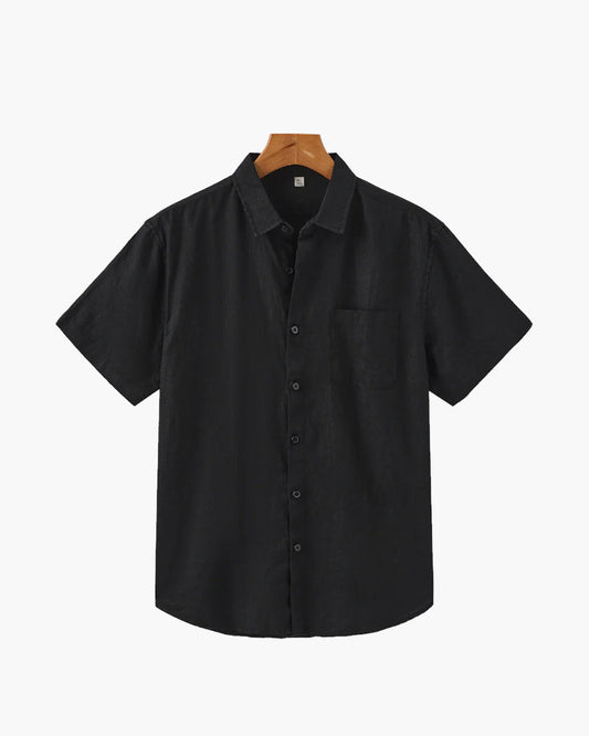 Cape Town Linen Shirt - Short Sleeve, Lightweight & Breathable