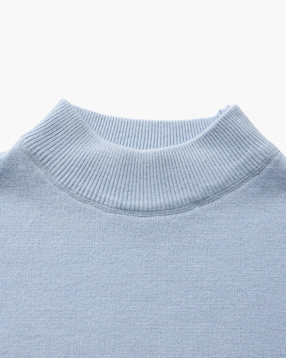 Cozy Ribbed Mock-Neck Sweater - Essential Wardrobe Staple