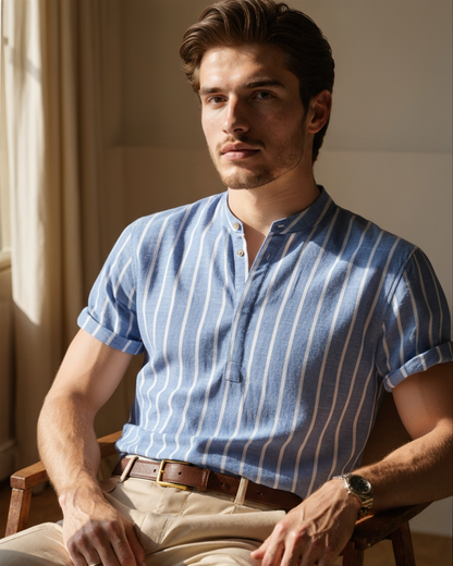 Bari Sailor Polo Shirt - Timeless Nautical Style
