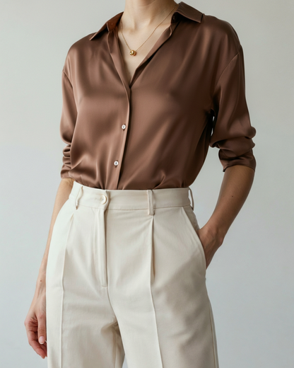 Timeless Chic Button-Down Shirt