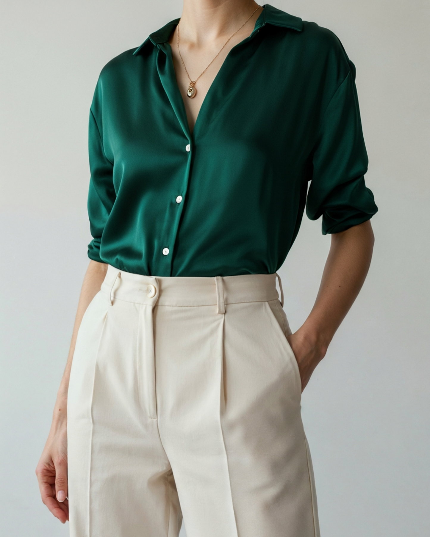 Timeless Chic Button-Down Shirt