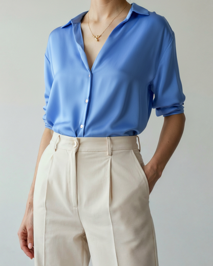 Timeless Chic Button-Down Shirt