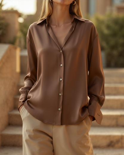 Timeless Chic Button-Down Shirt