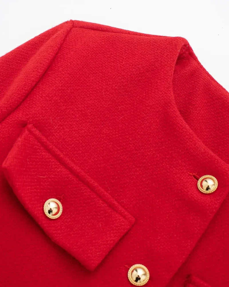 Savile Cropped Blazer - Sleek Tailoring for a Modern, Edgy Look