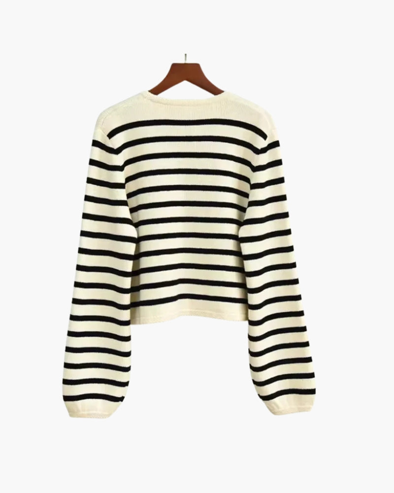 Luxurious Striped Wool Vest