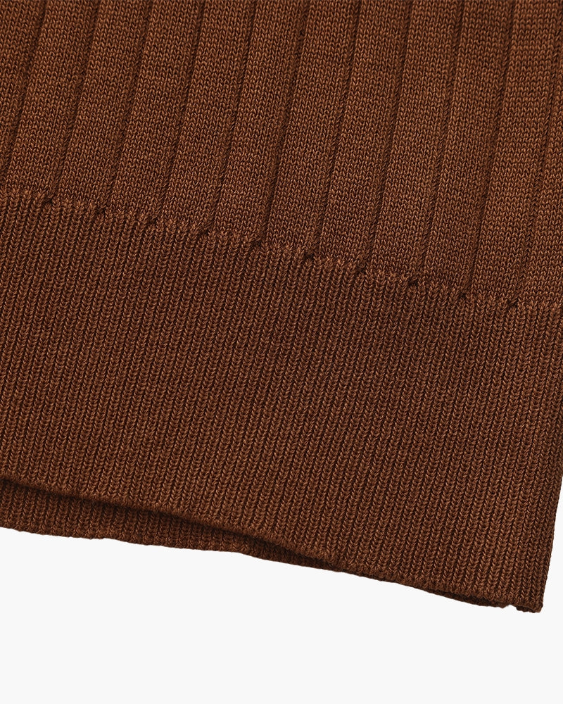 Premium Ribbed Polo Shirt - Sleek, Comfortable, and Versatile