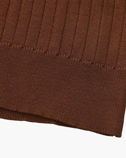 Premium Ribbed Polo Shirt - Sleek, Comfortable, and Versatile