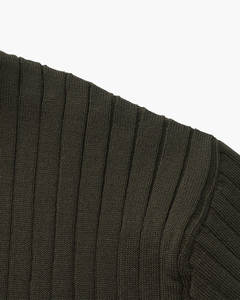 Premium Ribbed Polo Shirt - Sleek, Comfortable, and Versatile