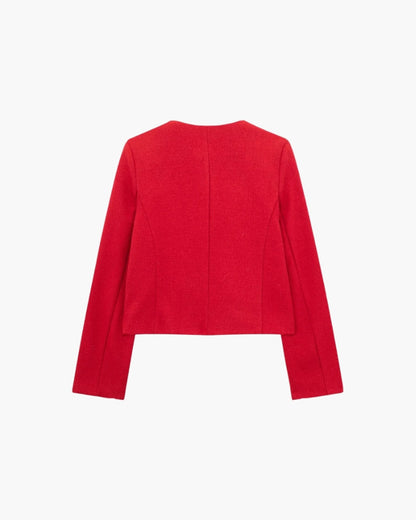 Savile Cropped Blazer - Sleek Tailoring for a Modern, Edgy Look
