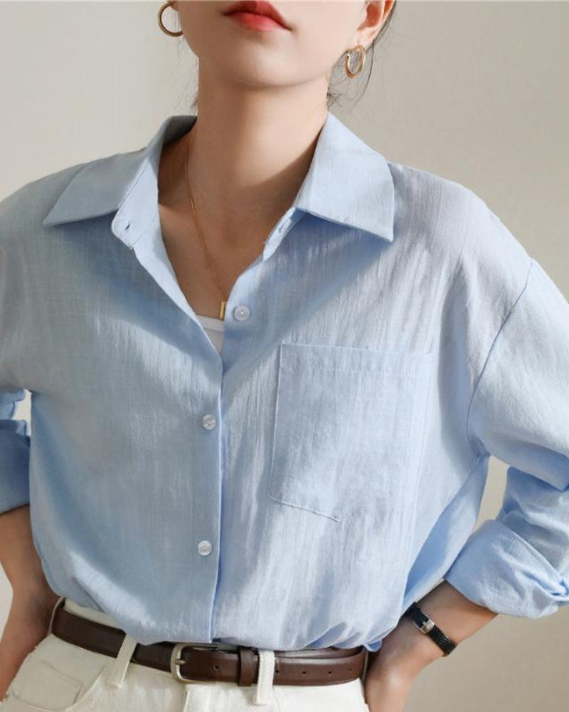 Estate Ladies' Linen Shirt – Effortless Style, Breathable Comfort