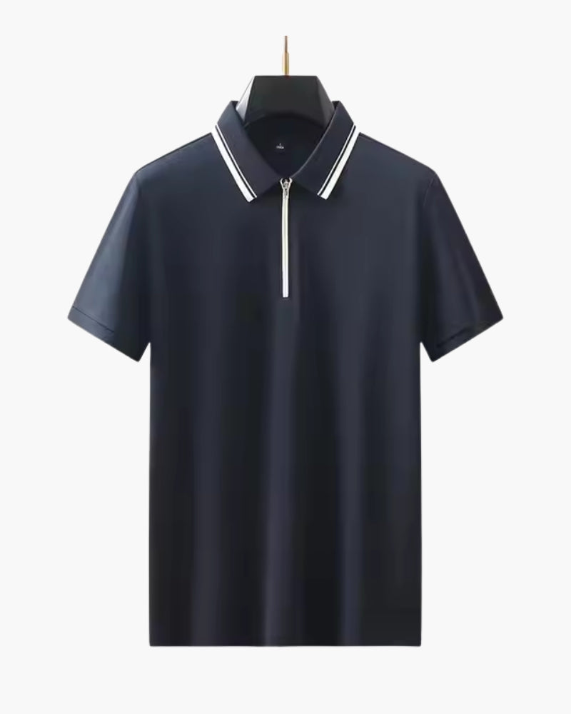 Ridgeway Zip Polo Shirt – Sleek, Comfortable Zip Polo