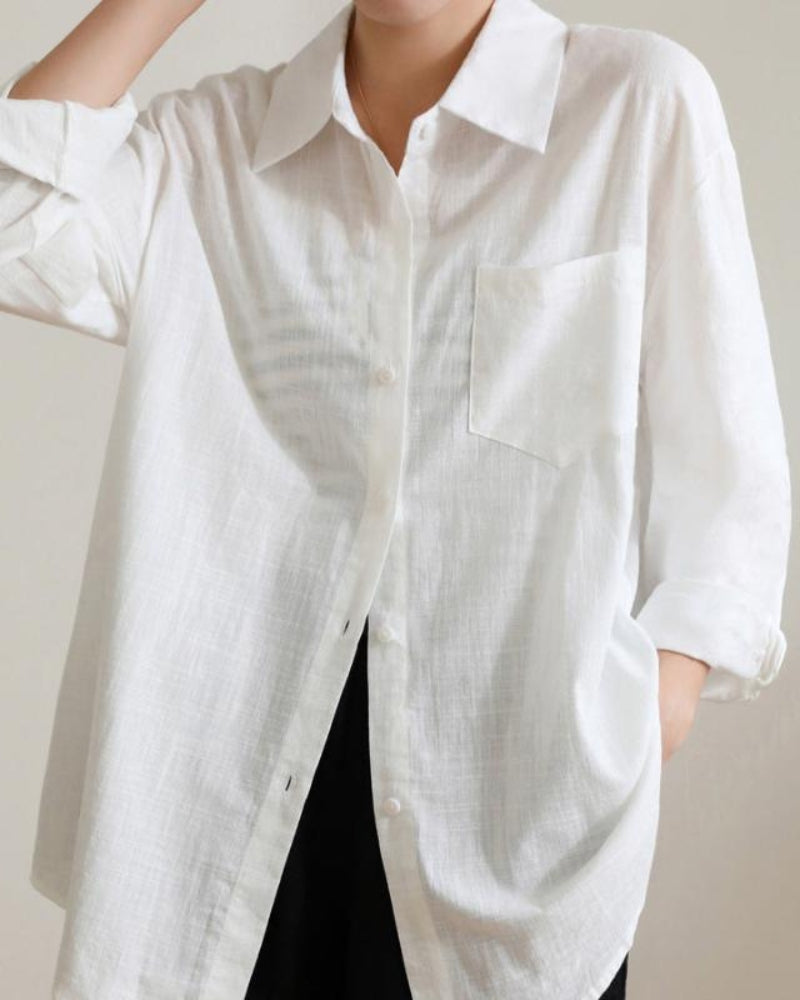 Estate Ladies' Linen Shirt – Effortless Style, Breathable Comfort