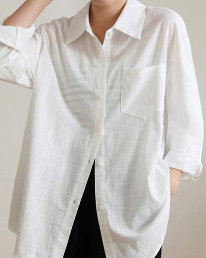Estate Ladies' Linen Shirt – Effortless Style, Breathable Comfort