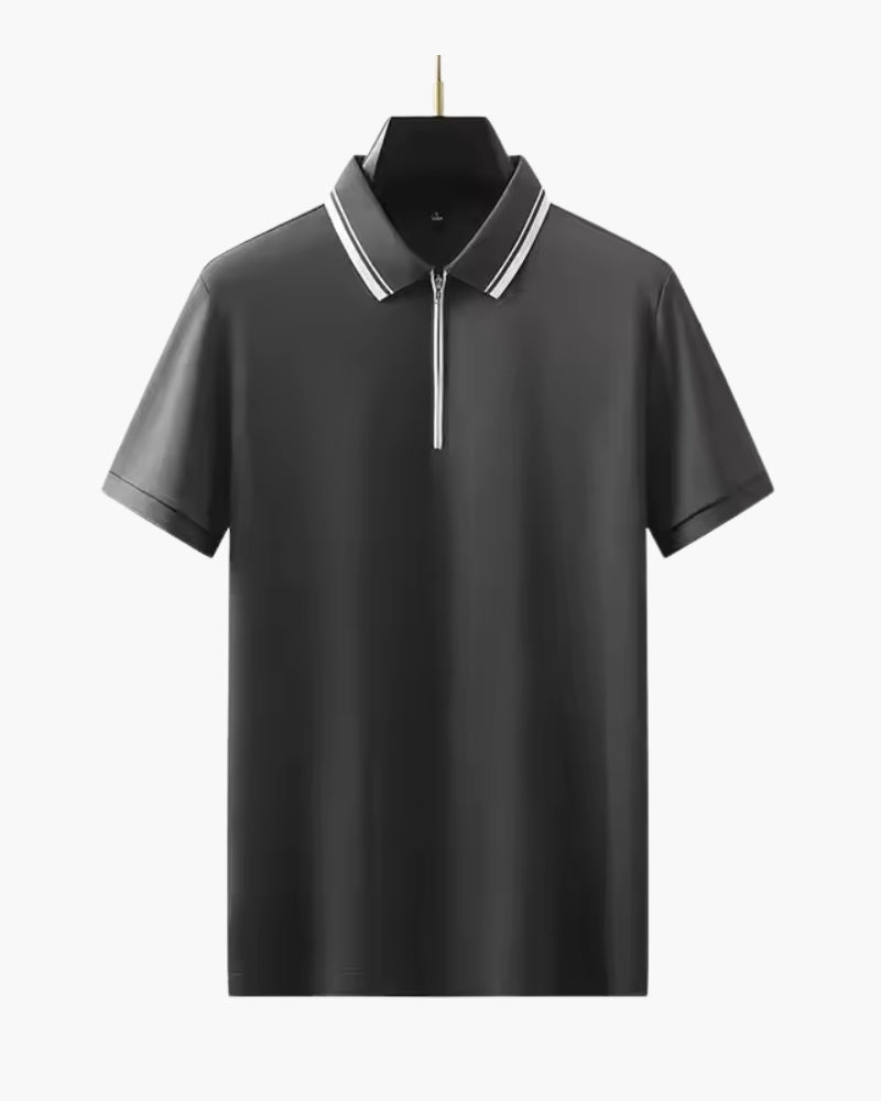 Ridgeway Zip Polo Shirt – Sleek, Comfortable Zip Polo