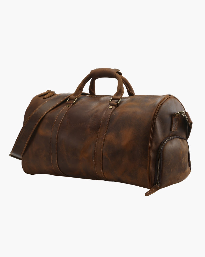 Montague Leather Duffle Bag - Timeless Style, Durable Craftsmanship