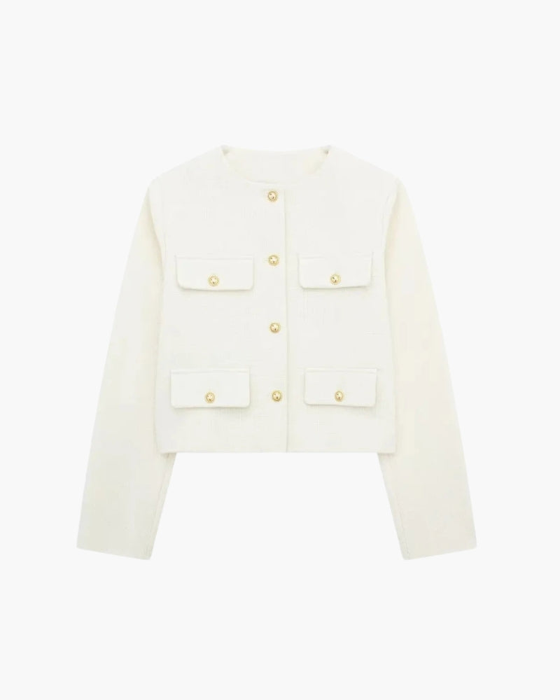 Savile Cropped Blazer - Sleek Tailoring for a Modern, Edgy Look