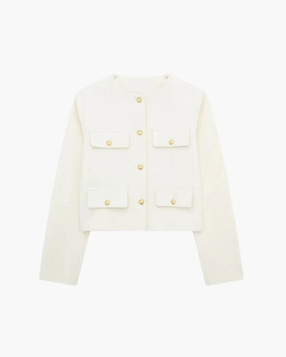 Savile Cropped Blazer - Sleek Tailoring for a Modern, Edgy Look
