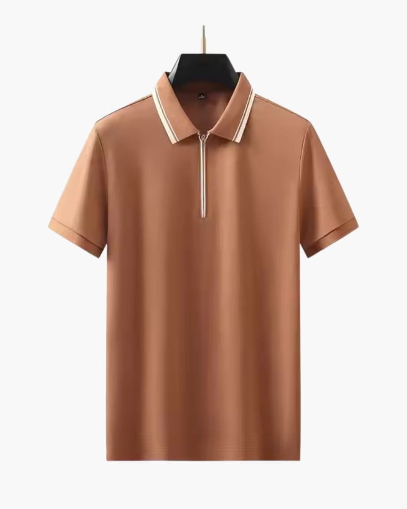 Ridgeway Zip Polo Shirt – Sleek, Comfortable Zip Polo