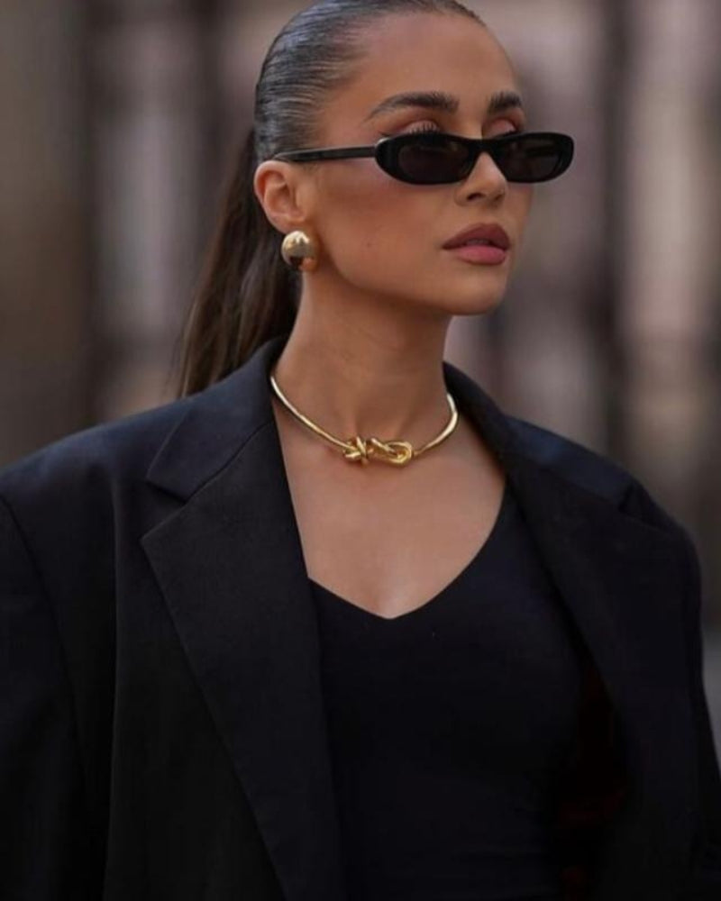 Sylvie Oval Sunglasses — Effortless Chic in a Classic Oval Frame