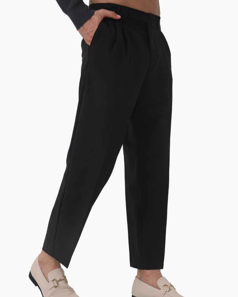 Pantalon Paris à Taille Haute - Élégant et Confortable
