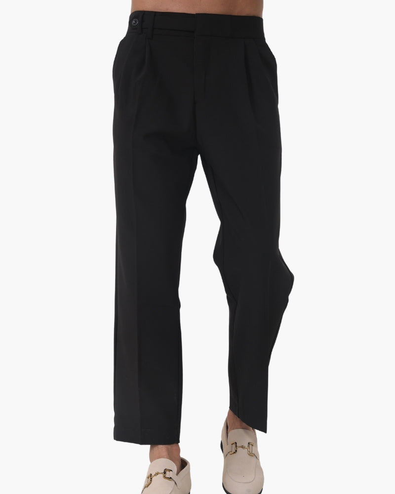 Pantalon Paris à Taille Haute - Élégant et Confortable