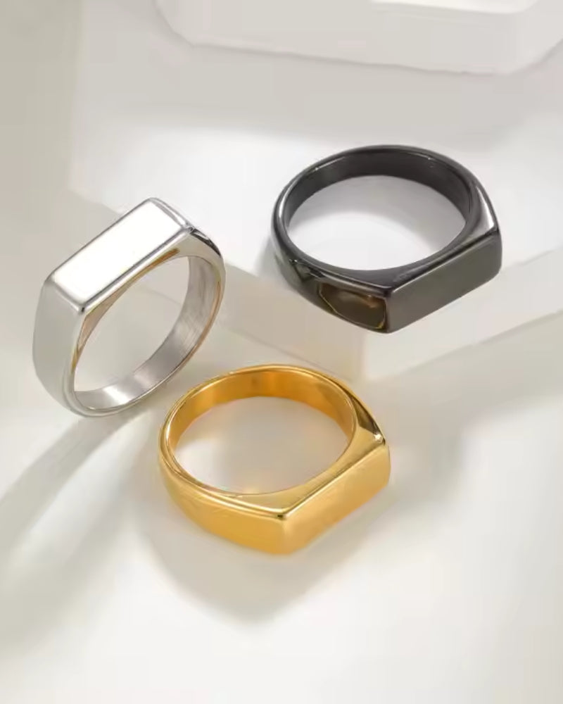 Axis Ring - Precision-Crafted Modern Minimalist Band