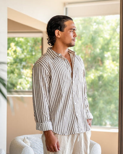 Gentlemen's Premium Striped Shirt