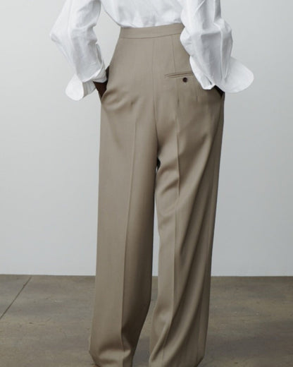 Luxurious Woolen Oversized Pantalon