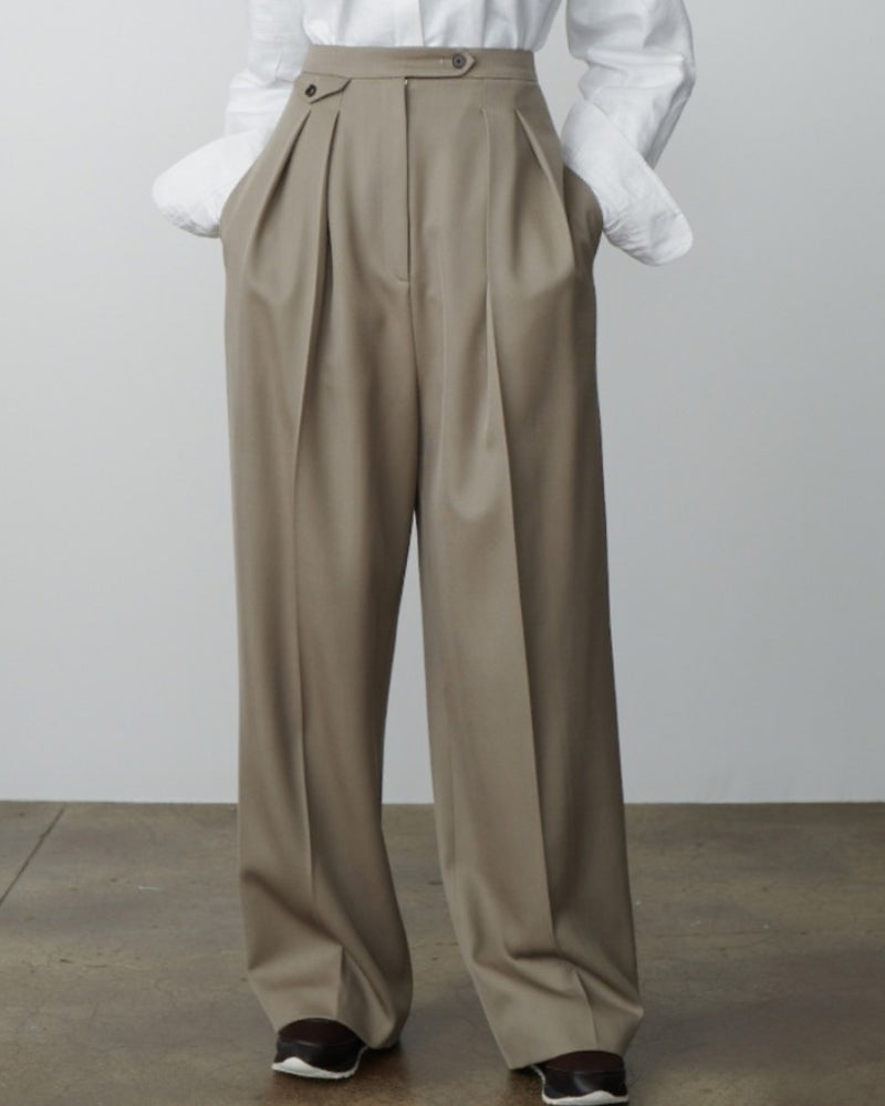 Luxurious Woolen Oversized Pantalon