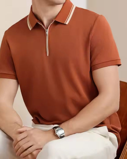 Ridgeway Zip Polo Shirt – Sleek, Comfortable Zip Polo