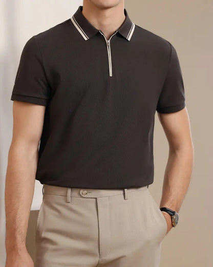 Ridgeway Zip Polo Shirt – Sleek, Comfortable Zip Polo