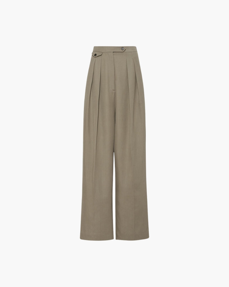 Luxurious Woolen Oversized Pantalon