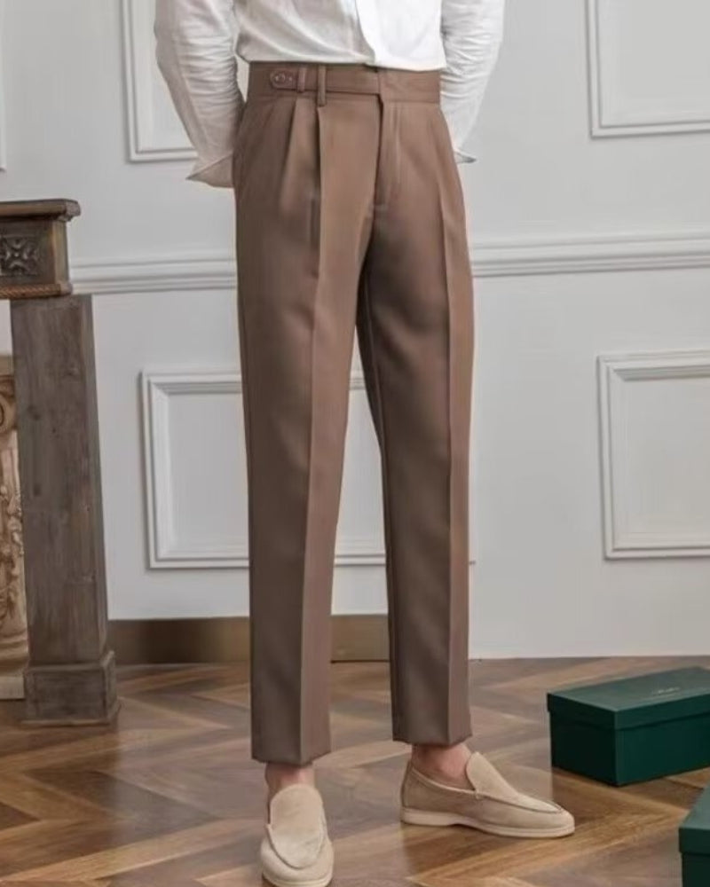Pantalon Paris à Taille Haute - Élégant et Confortable