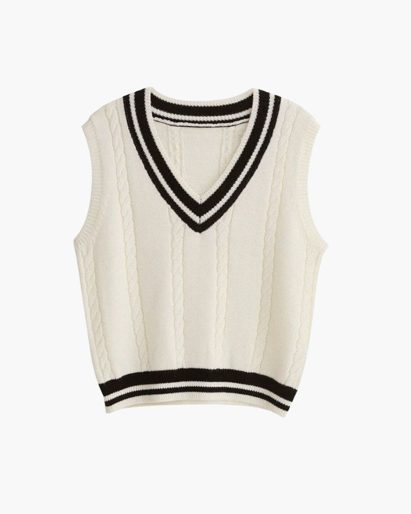 Luxurious Ladies' Rich-Knit Sweater Vest