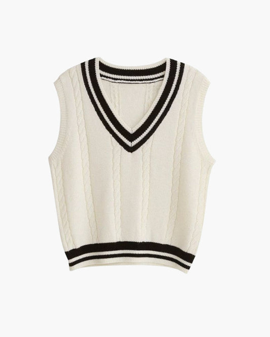 Luxurious Ladies' Rich-Knit Sweater Vest
