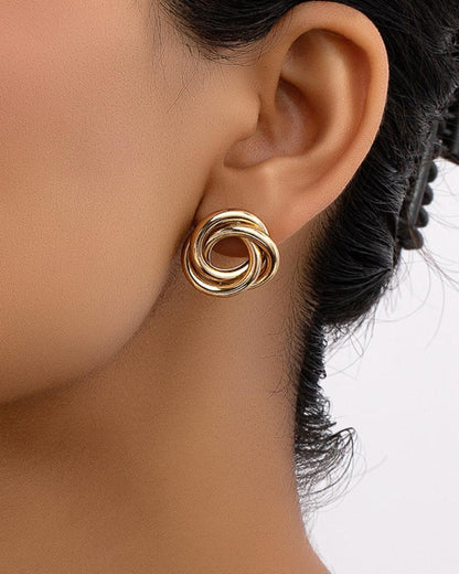 Aurelia Knot Stud Earrings