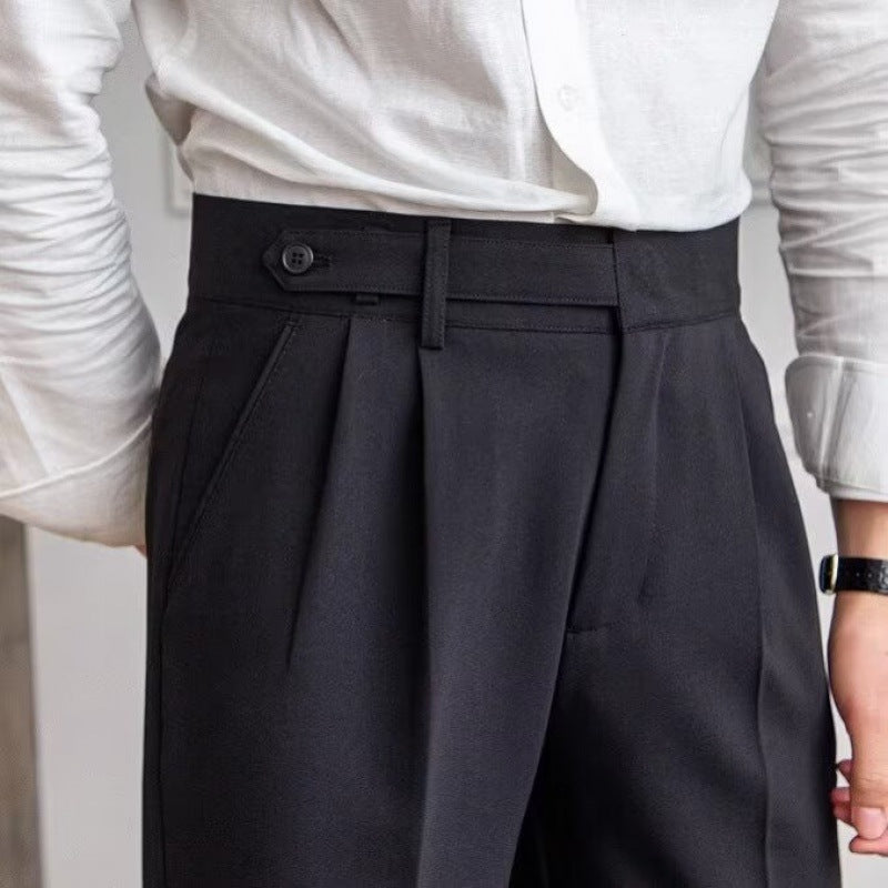 Pantalon Paris à Taille Haute - Élégant et Confortable