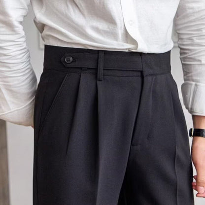 Pantalon Paris à Taille Haute - Élégant et Confortable